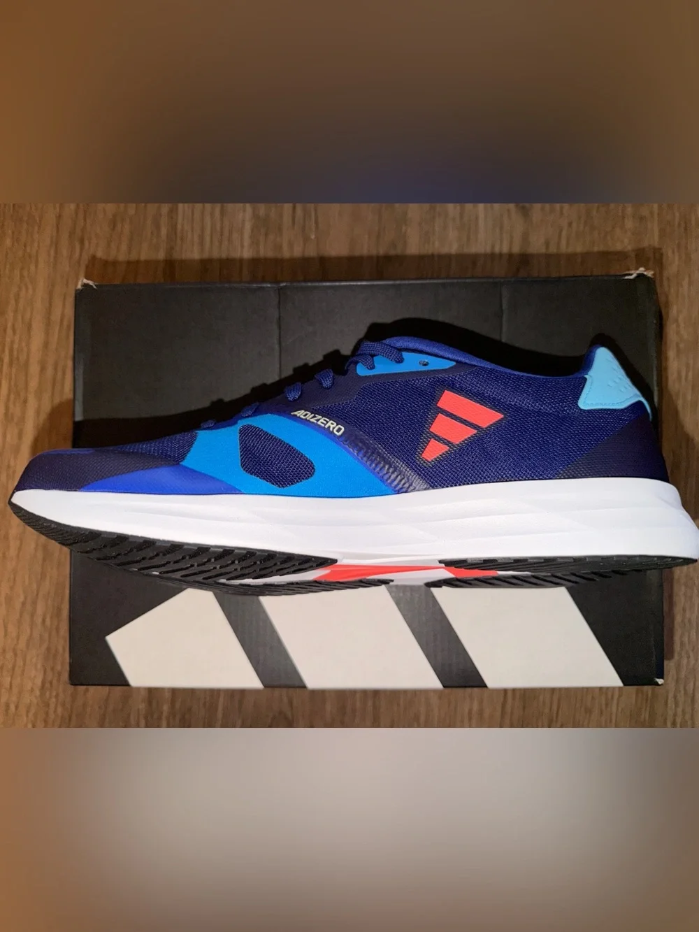 Adidas Adizero RC 4 Blue Running Shoes - Blue